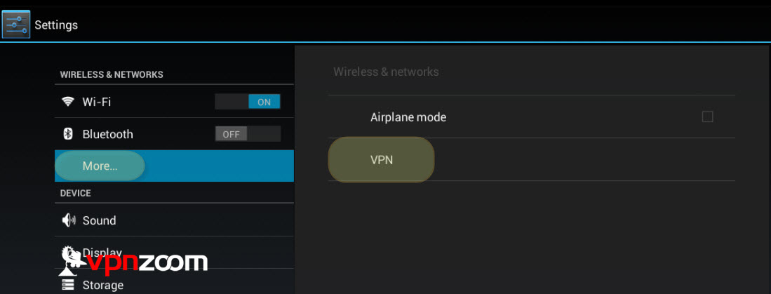 Android VPN PPTP Setup Step Two Android VPN PPTP Setup Step Two