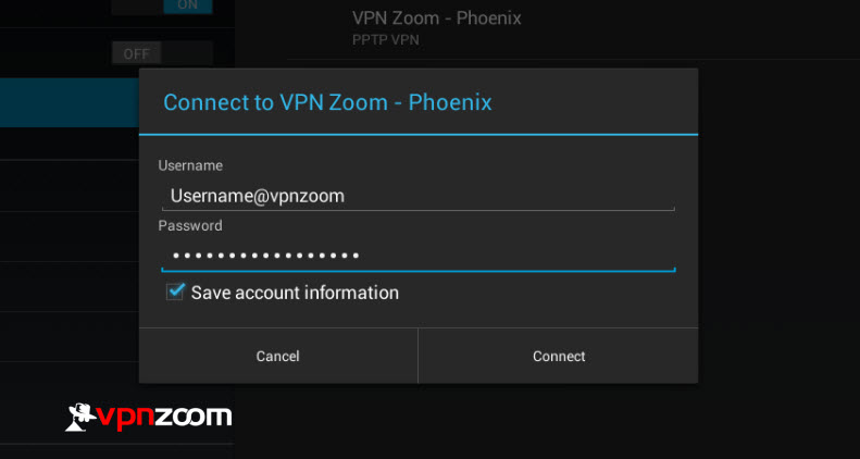 Android VPN PPTP Setup Step Six Android VPN PPTP Setup Step Six
