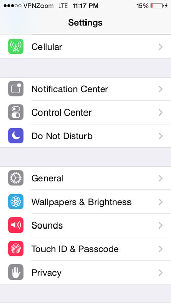 iPhone VPN L2TP Setup Guide Step One iPhone VPN L2TP Setup Guide Step One