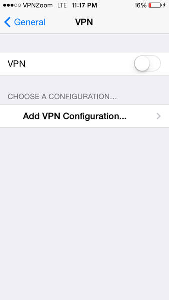 iPhone VPN L2TP Setup Guide Step Three iPhone VPN L2TP Setup Guide Step Three