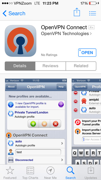Apple IOS OpenVPN Setup Guide Step One Apple IOS OpenVPN Setup Guide Step One