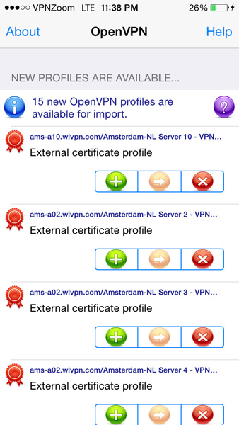 Apple IOS OpenVPN Setup Guide Step Six Apple IOS OpenVPN Setup Guide Step Six