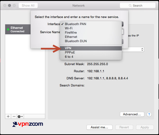 Mac OS X VPN L2TP Setup Guide Step Three Mac OS X VPN L2TP Setup Guide Step Three