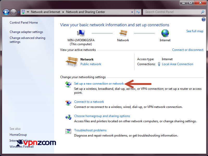 Windows 7 L2TP VPN Setup Step 4 Windows 7 L2TP VPN Setup Step 4
